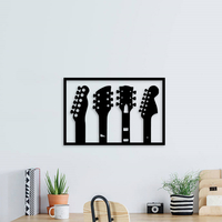 GUITAR NECK WALL DECORATION  SET OF 5 MODELS  - Thumbnail 3
