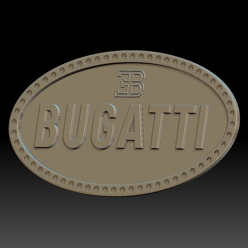 Bugatti logo 3D Print 255696