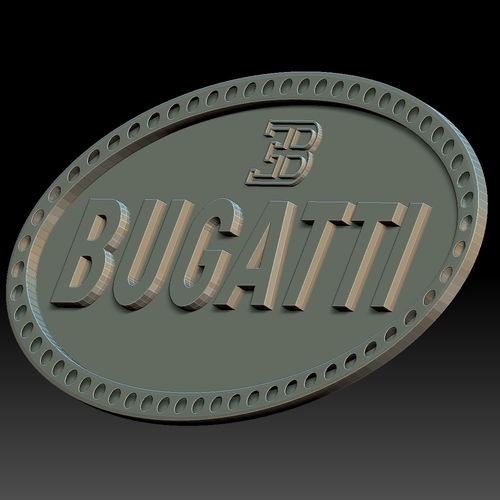 Bugatti logo 3D Print 255698