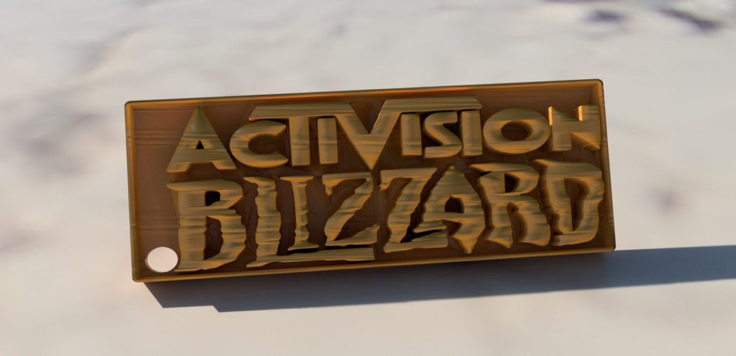 Activision Blizzard keychain