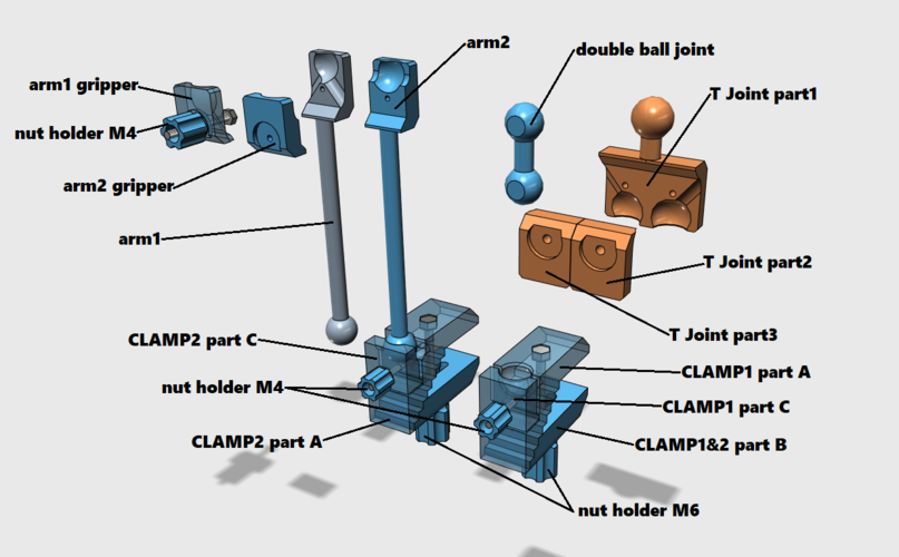 Universal Bracket 3D Print 255776