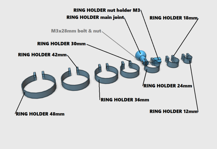 Universal Bracket 3D Print 255784