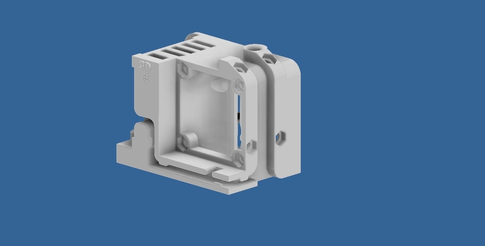 3D Printed ENDER 3 EXTRUDER COVER COOLING AND MOUNT FOR BL TOUCH (3D TOUCH)  by CompadreVlad