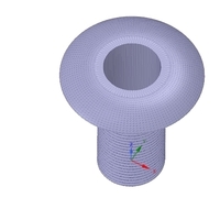 Marine Boat Thru Hull Fitting Connector neck12 3d-print - Thumbnail 3