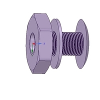 Marine Boat Thru Hull Fitting Connector neck12 3d-print - Thumbnail 7