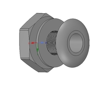 Marine Boat Thru Hull Fitting Connector neck12 3d-print - Thumbnail 11