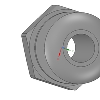 Marine Boat Thru Hull Fitting Connector neck12 3d-print - Thumbnail 14