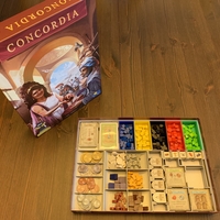 Small Concordia Board Game Organizer with Salsa Expansion 3D Printing 255843