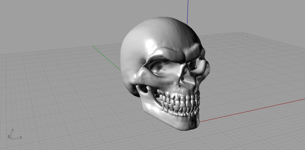 Evil Skull 3D Print 25585