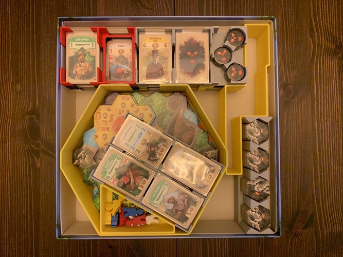 Quest for El Dorado Board Game Organizer 3D Print 255854