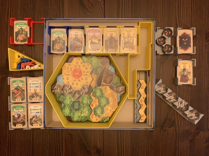 Quest for El Dorado Board Game Organizer 3D Print 255855