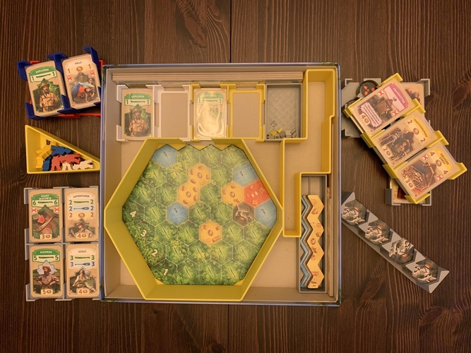 Quest for El Dorado Board Game Organizer 3D Print 255856