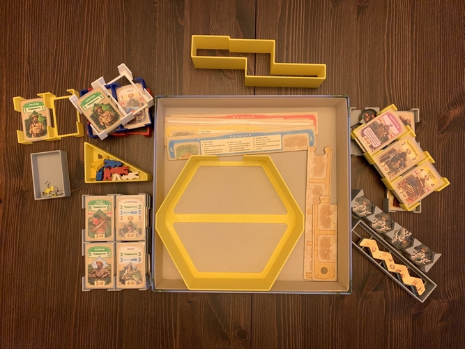 Quest for El Dorado Board Game Organizer 3D Print 255857