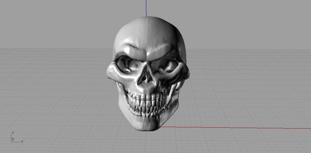 Evil Skull 3D Print 25586