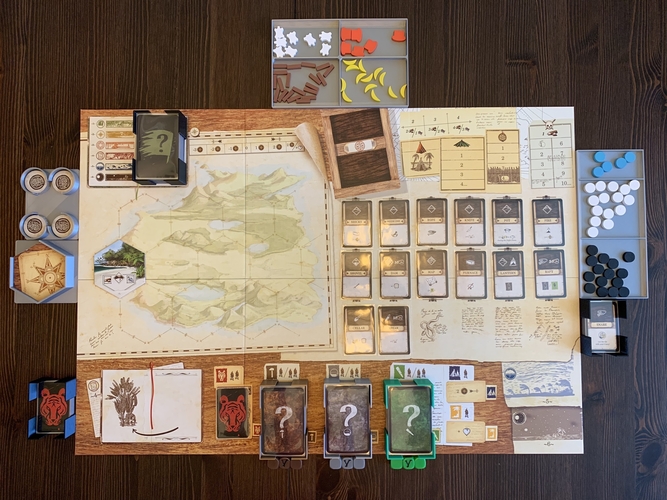 Robinson Crusoe Board Game Organizer 3D Print 255893