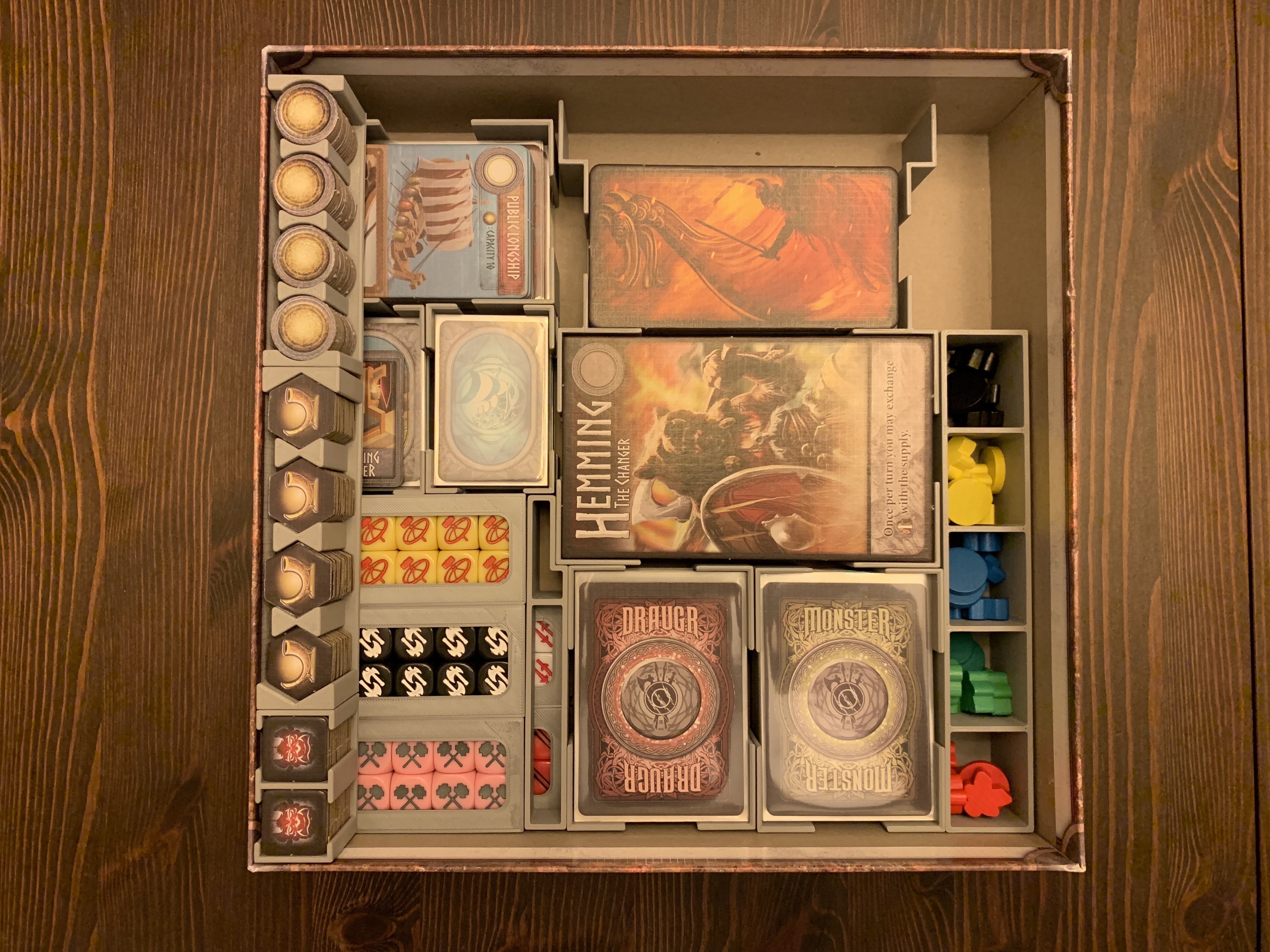 Decrypto Board Game Organizer Insert with Laserdrive Expansion 3D model 3D  printable