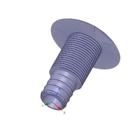 Marine Boat Thru Hull Fitting Connector 1 inch Hose - Thumbnail 1