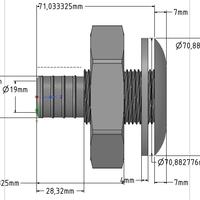 Marine Boat Thru Hull Fitting Connector 1 inch Hose - Thumbnail 15