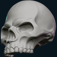 Stylized Skull - Thumbnail 2