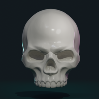 Stylized Skull - Thumbnail 4