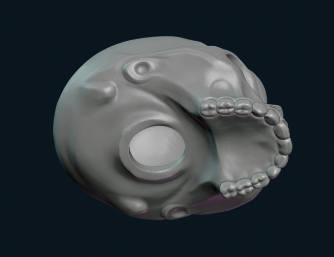 Stylized Skull 3D Print 256009