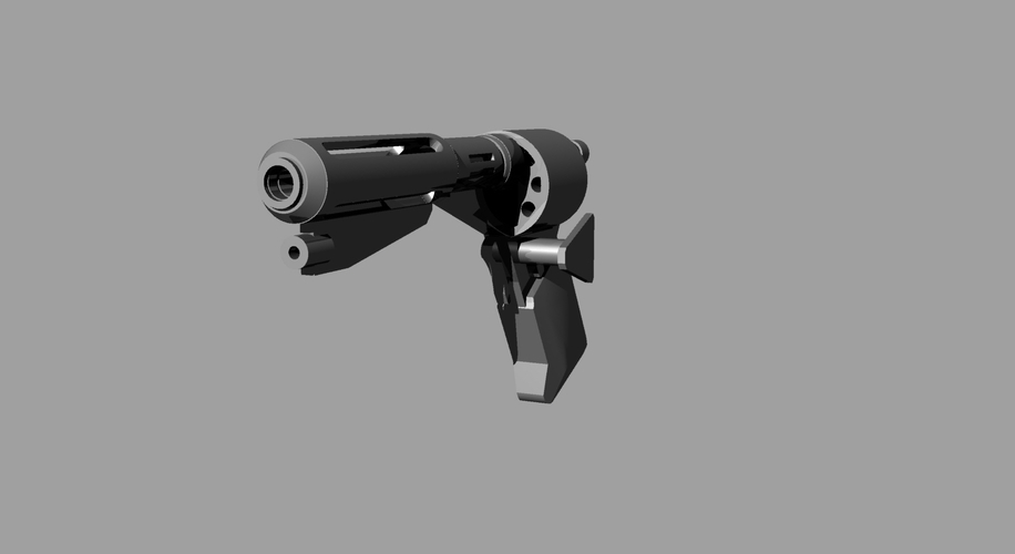 Logans Run Revolver Laser Blaster Prop Replica  3D Print 256063