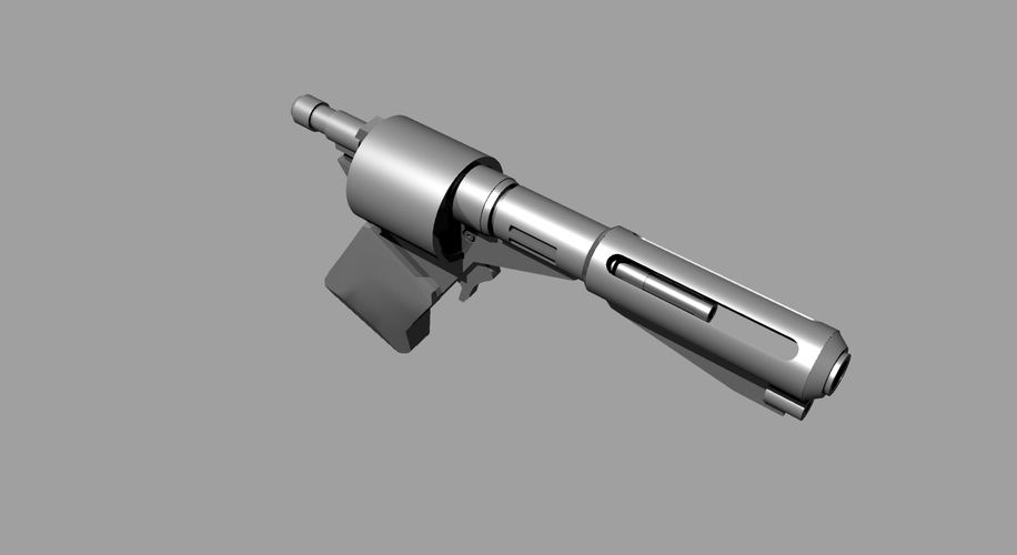 Logans Run Revolver Laser Blaster Prop Replica  3D Print 256064