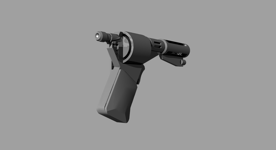 Logans Run Revolver Laser Blaster Prop Replica  3D Print 256067