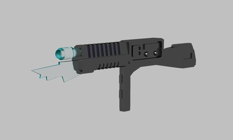 Cylon Rifle Battlestar Galactica Classic - Pinshape