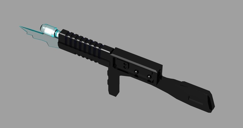Cylon Rifle Battlestar Galactica Classic - Pinshape