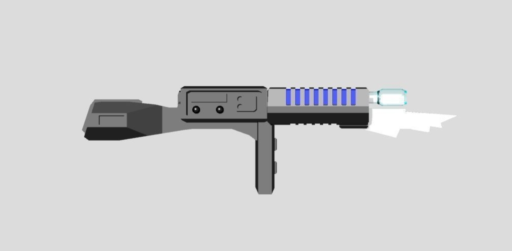 Cylon Rifle Battlestar Galactica Classic  3D Print 256081