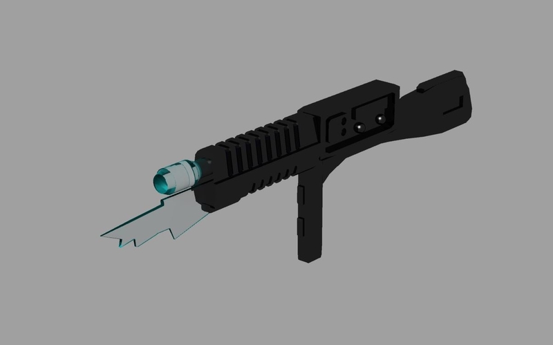 Cylon Rifle Battlestar Galactica Classic - Pinshape