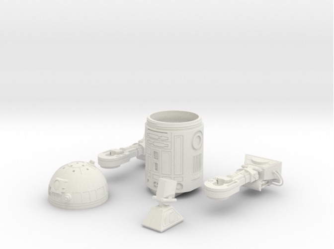 R2D2 Salt and Pepper Shaker 3D Print 25611