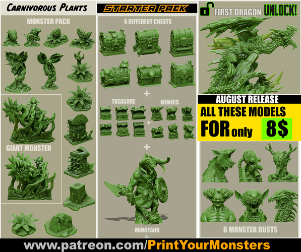 TENTACLE MONSTER 3D Print 256140