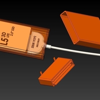 Small USB SSD Case Kit 3D Printing 256147