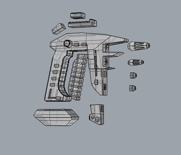Space 1999 Assault Laser Gun 3D Print 256159