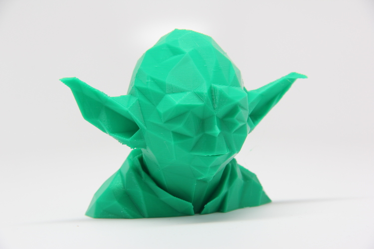Low Poly Yoda 3D Print 25616