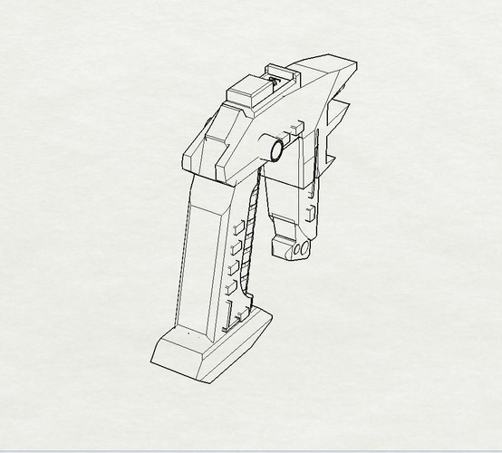 Space 1999 Assault Laser Gun 3D Print 256164