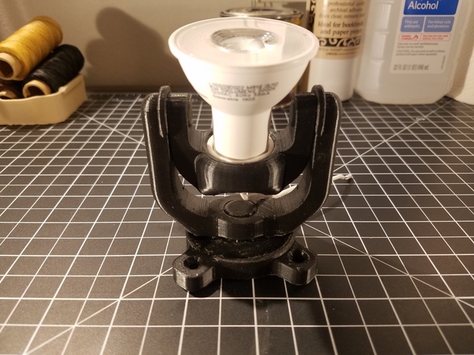 2 Axis Gimbal for Directional Lighting 3D Print 256182