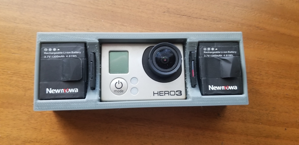 3d Printed Gopro Hero 3 Case By Make It With Calvin Pinshape