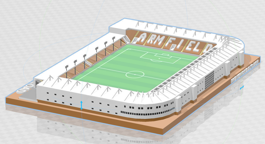 Blackpool FC - Bloomfield Road 3D Print 256272