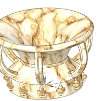 vase amphora cup vessel v03 for 3d-print or cnc - Thumbnail 5