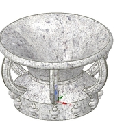 vase amphora cup vessel v03 for 3d-print or cnc - Thumbnail 9