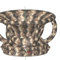 vase amphora cup vessel v03 for 3d-print or cnc - Thumbnail 11
