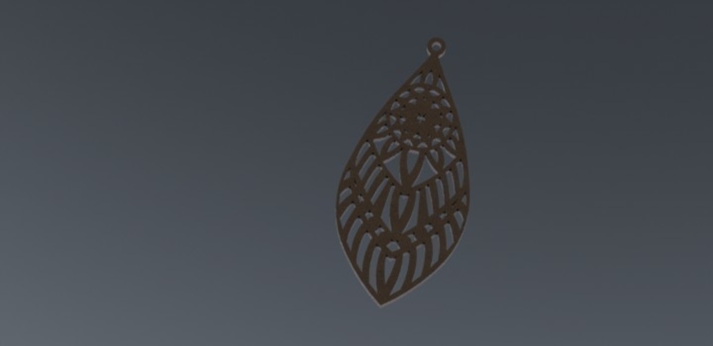 earings 3D Print 256410