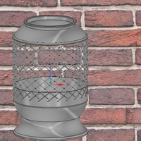 vase cup vessel v04 for 3d-print or cnc - Thumbnail 1