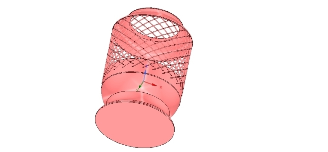 vase cup vessel v04 for 3d-print or cnc 3D Print 256446