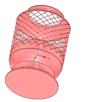 vase cup vessel v04 for 3d-print or cnc - Thumbnail 4