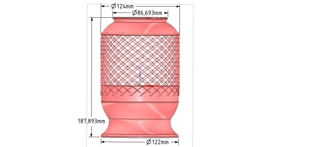 vase cup vessel v04 for 3d-print or cnc 3D Print 256451