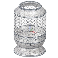 vase cup vessel v04 for 3d-print or cnc - Thumbnail 12